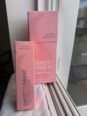 Sports Research Sweet Sweat Workout Enhancer - White
